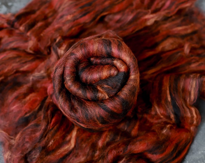 ECO Art Batt / Carded Wool, Felt Wool, Spinning Lining, Carded Fleece, Fleece Wool Merino, Spinning Wool, Felting Batts