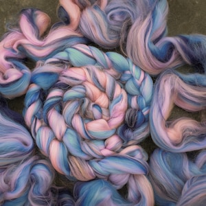 Roving Merino Wool Top Blends for spinning and felting / Merino Kammzug zum spinnen und filzen