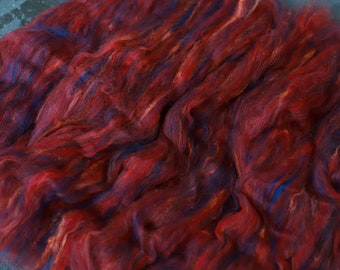 Eco Art Batt / Carded Wool, Felting Wool, Spinning Lining, Carded Fleece, Merino Fleece Wool, Spinning Wool, Felting Batts