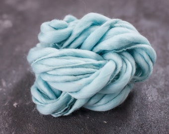 Art Yarn, handspun art yarn for plaid hat snood blanket, Merino / handspun wool / effect yarn lilac wool for slub, felting, weaving