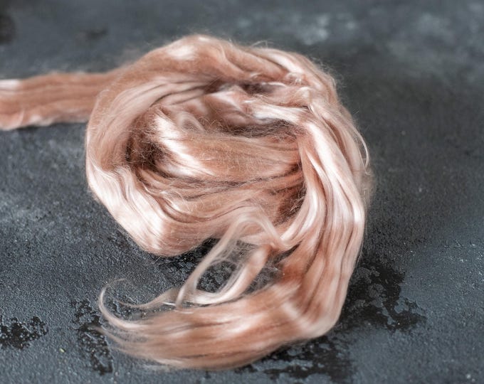 Tencel light purple / for spinning and felting / Tencel tops Vegan