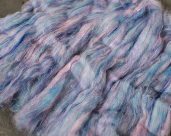 ECO Art Batt / Carded wool, felting wool, spinning lining, carded fleece, fleece wool Merino, spinning wool, felting batts