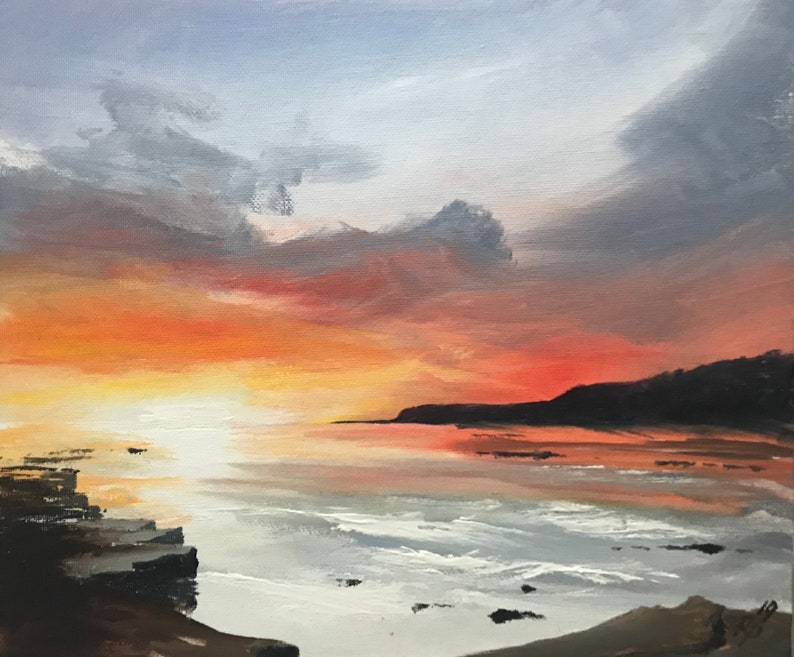 January Sunset. Signed Ltd Edition Fine Art Print by Rob | Etsy