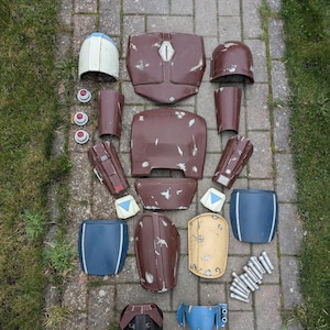 Complete set van A Mandalorian Pre-beskar-geïnspireerde pantser + accessoires