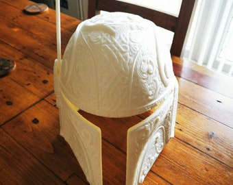 Casque mandalorien orné Star Wars inspiré de Boba Fett