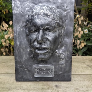 Han Solo in Carbonite Inspired Wall Plaque