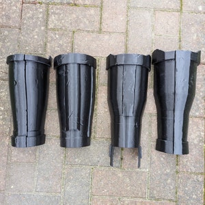 Heavy Mandalorian inspired Shin Guards