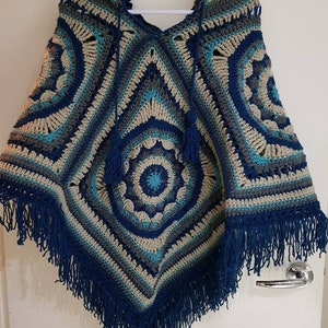 Bonnie Boho Poncho Crochet Pattern PDF Download image 3