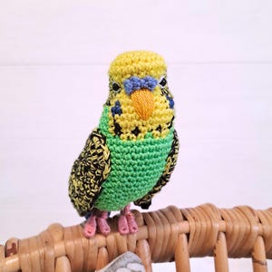 Budgie Crochet Pattern – Amigurumi Parakeet PDF Tutorial – Realistic Bird Pattern – English Pattern Instant Download – Birdsandcrickets