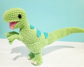 Theo the T-Rex crochet patter, T-Rex dinosaur crochet pattern, Dinosaur pattern