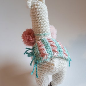 Llama baby mobile crochet pattern, llama nursery mobile pattern, diy crib mobile, baby mobile digital download, boho nursery decor image 6