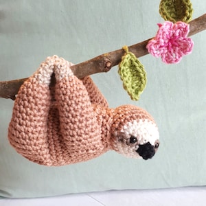 Amigurumi Crochet Sloth Pattern DIY Tutorial Guide