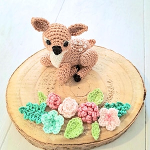 Amigurumi Fawn Crochet Tutorial, Cute Baby Deer Nursery DIY Decor Pattern