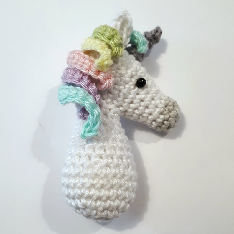 Crochet pattern amigurumi unicorn in a hot air balloon, baby shower decoration, pdf file instant download image 10