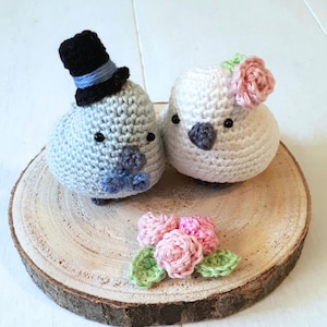 Crochet Amigurumi Wedding Cake Topper Digital Pattern Gift