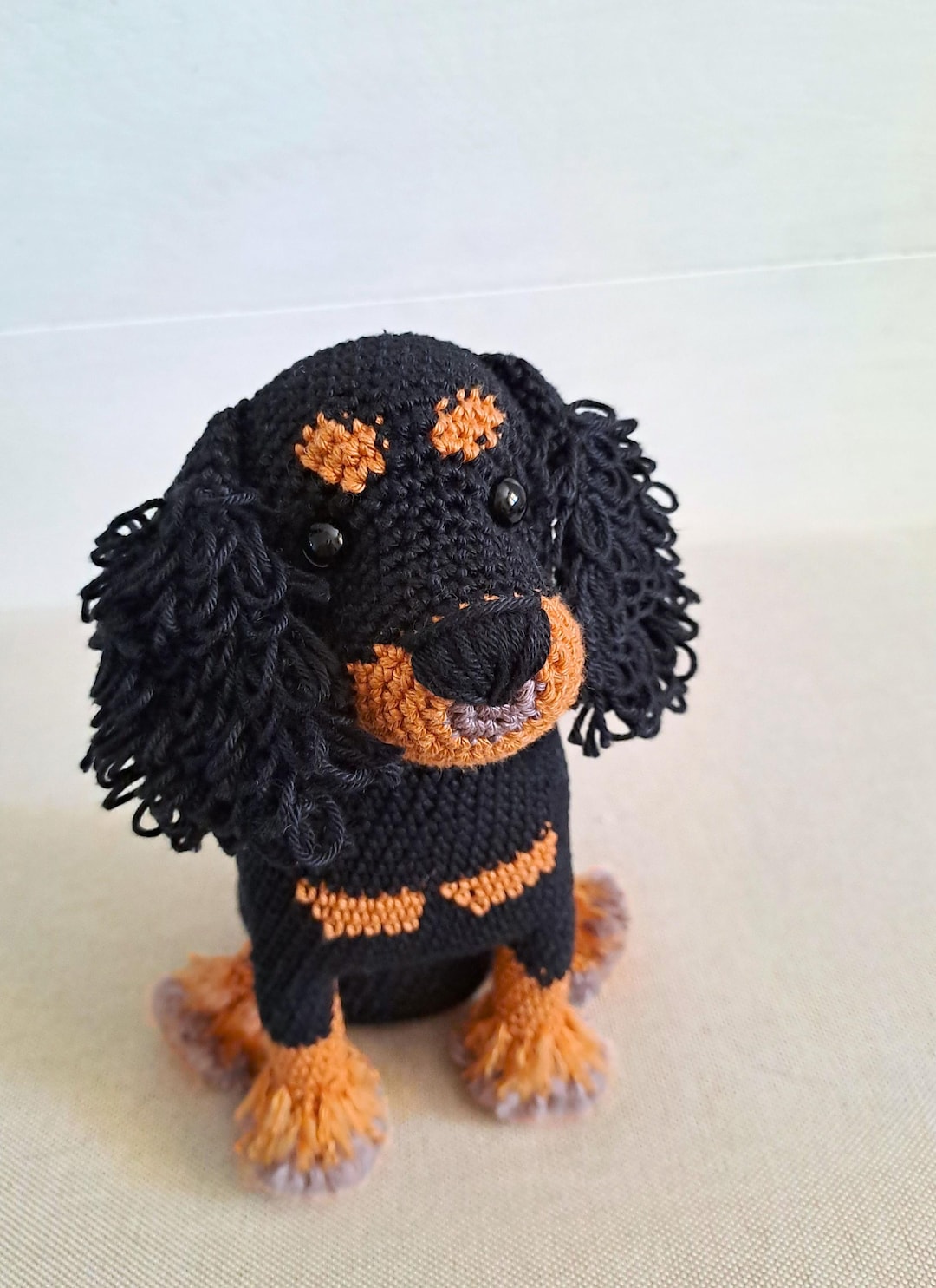 Spaniel Crochet Pattern American Cocker Spaniel Crochet Pattern (PDF) | Realistic Dog Amigurumi ...