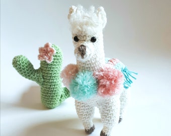 Lemmy the Llama crochet pattern, Llama amigurumi pattern