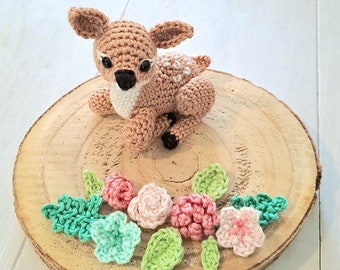 Baby Deer crochet pattern, nursery decor tutorial, Diy Deer decoration, digital download