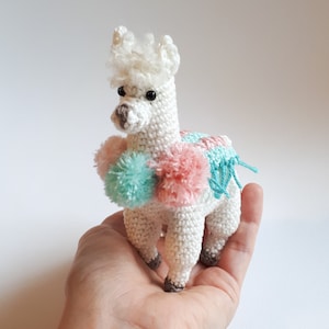 Llama baby mobile crochet pattern, llama nursery mobile pattern, diy crib mobile, baby mobile digital download, boho nursery decor image 7