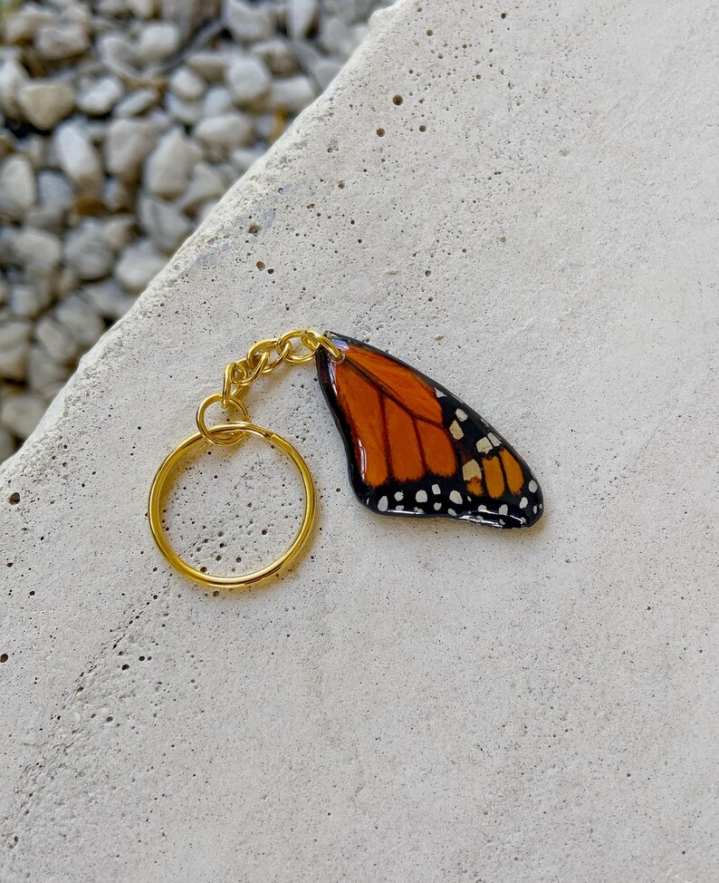 Butterfly Key Rings Butterfly Keychain, Wing Key Ring, Handmade Resin Bag Tag, Swallowtail ...