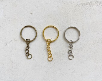 Orchid Flower Keychain, Floral Key Ring, Handmade Zipper Pull