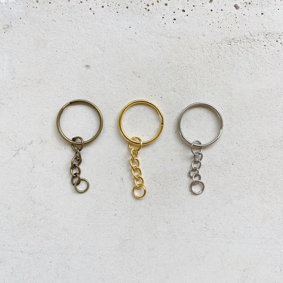 Orchid Flower Keychain, Floral Key Ring, Handmade Zipper Pull