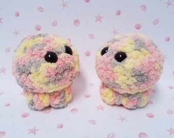 Seashell Jellyfish - Handmade Crochet Child Safe Toy, Plush, Amigurumi