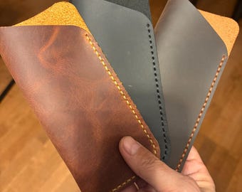 Handmade Leather Glasses Case: Personalized Laser Engraved Sunglasses Sleeve