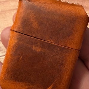 Zippo Lighter Leather Case, Personalized Zippo Case, Leather Zippo Cover, Handcrafted Zippo Lighter Case Custom Personalized Design