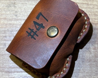 Handmade Leather AirPods Pro Case: Personalized Tech Accessory