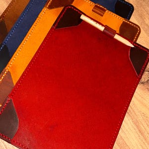 Personalized Leather Golf Yardage Book Cover: Handmade Scorecard Holder