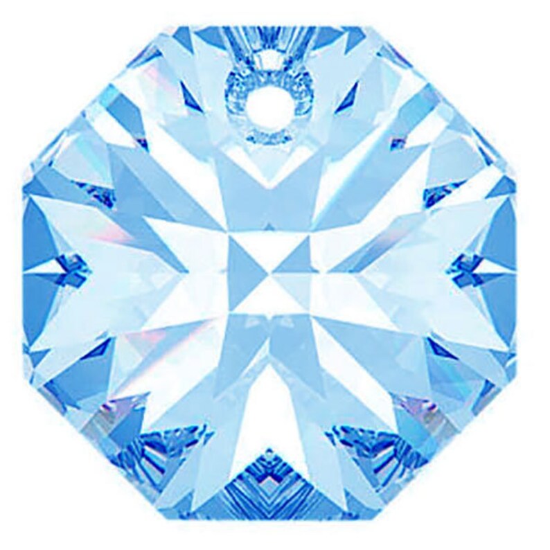 Swarovski 8115 Octagon 14mm Pendant Crystal Genuine Glass Etsy