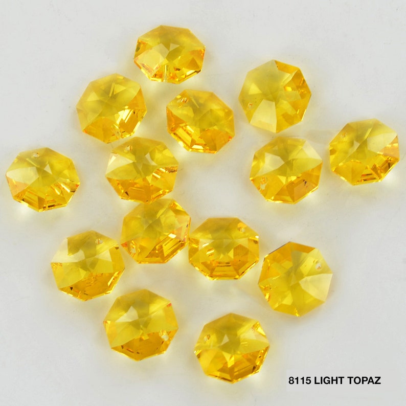 Swarovski 8115 Octagon 14mm Pendant Crystal Genuine Glass Etsy