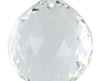 Sphere Crystal Ball Genuine Hanging Crystal Element Jewellery Lighting Craft Element 20mm 30mm 40mm All Colours