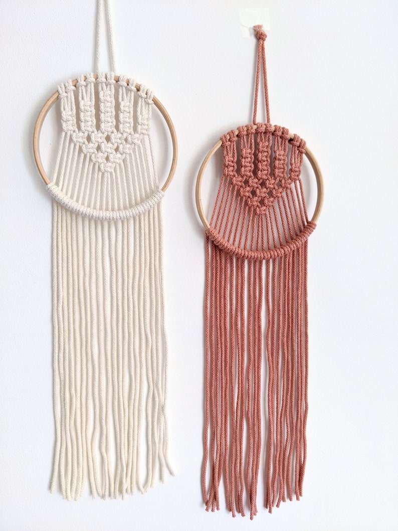 Embroidery Hoop Macrame