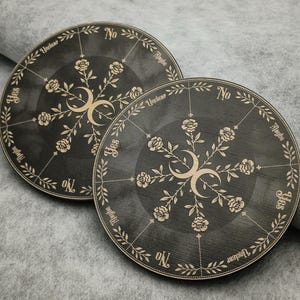 Planche tournante et pendule double face, diseur de bonne aventure et prédiction, outil de divination magique, cadeau de sorcellerie, outils d'autel