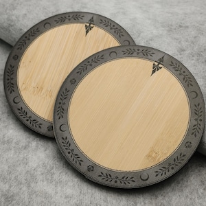 Planche tournante et pendule double face, diseur de bonne aventure et prédiction, outil de divination magique, cadeau de sorcellerie, outils d'autel
