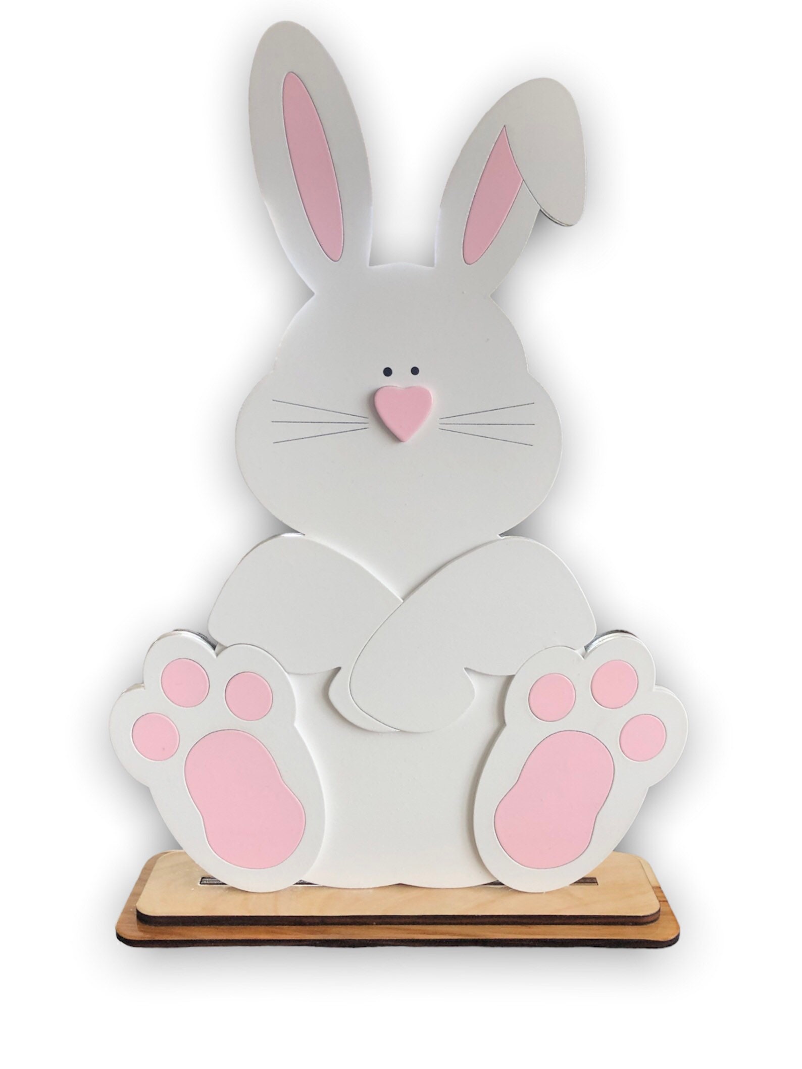 Chubby Bunny Shelf Sitter SVG FILE Nothing Physical Easter - Etsy