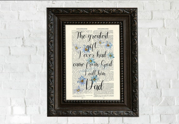 When I Saw You Quote Wall Art Old Antique Dictionary page Art Print