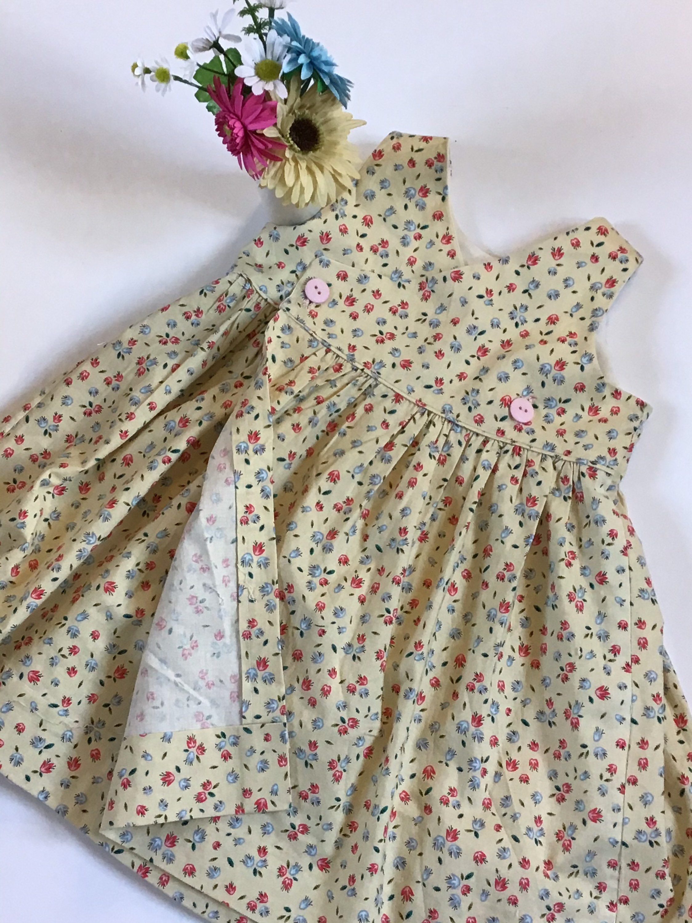 Hand smocked summer dress heirloom smocked dress traditional Etsy