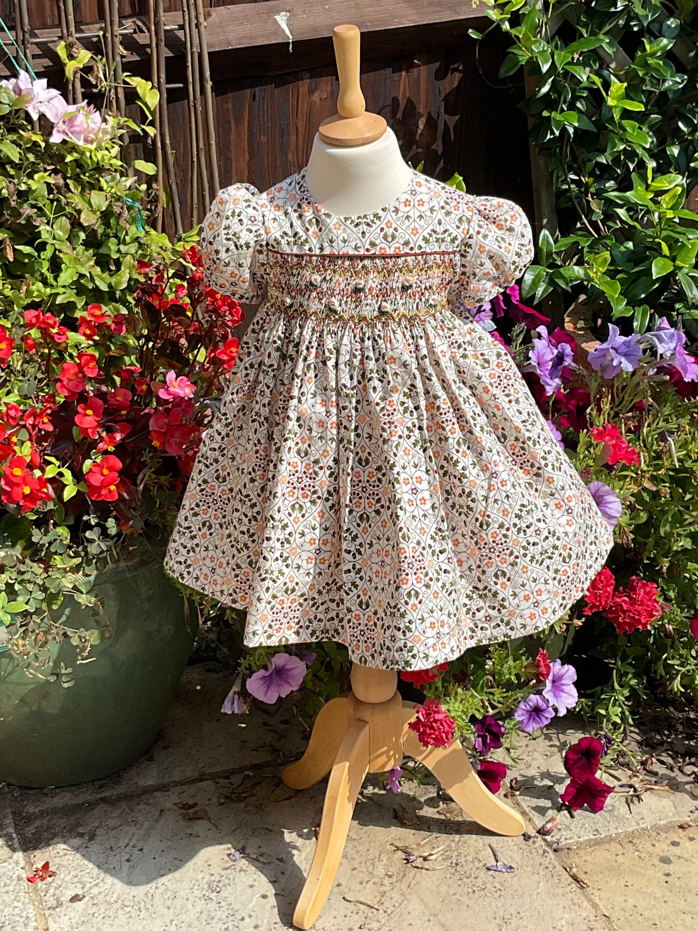 Etsy smocked shop dresses
