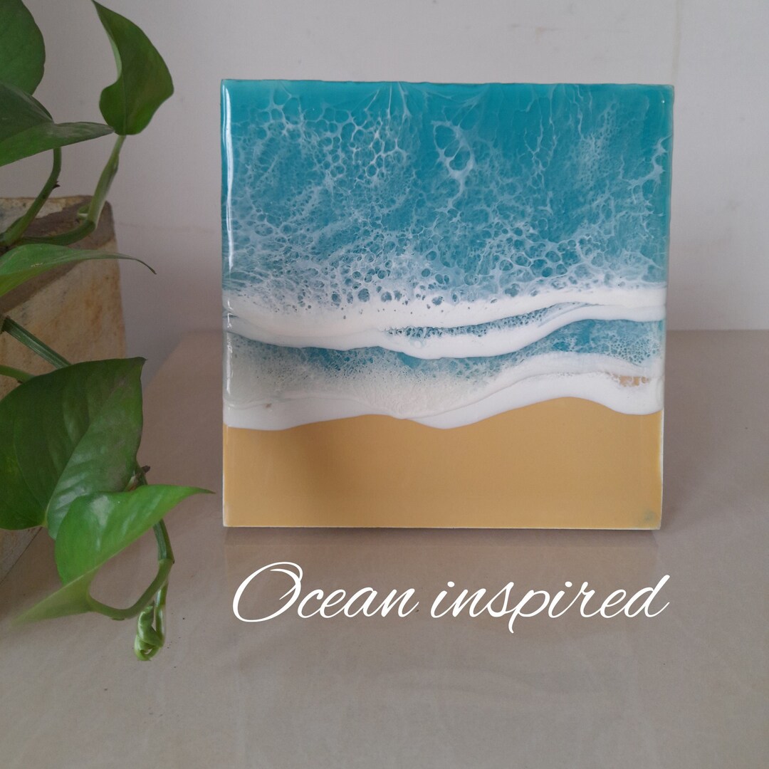 EPOXY Resin Art, WAVE PAINTING, 3d Resin Art, Scenic Wall Art, Above