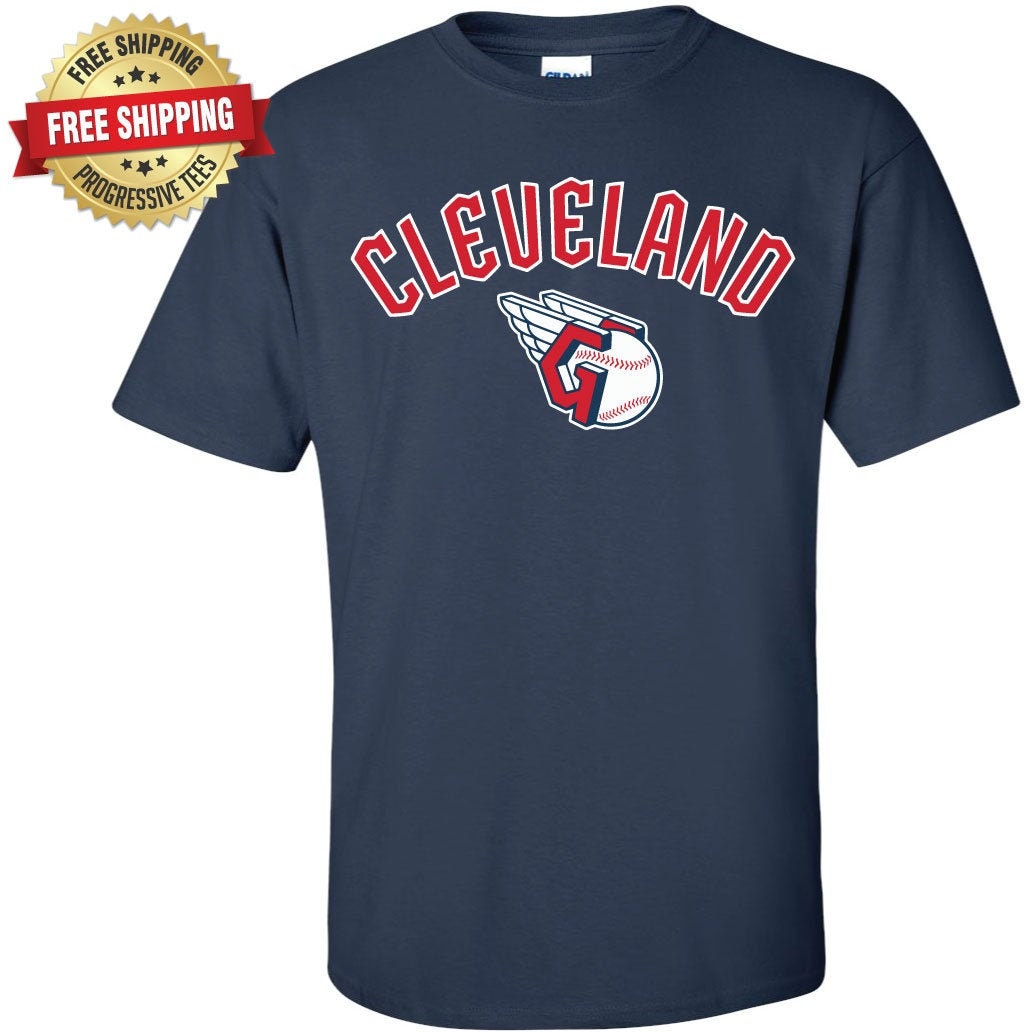 Cleveland Guardians Navy or Red T-Shirt NEW! For 2022 Season
