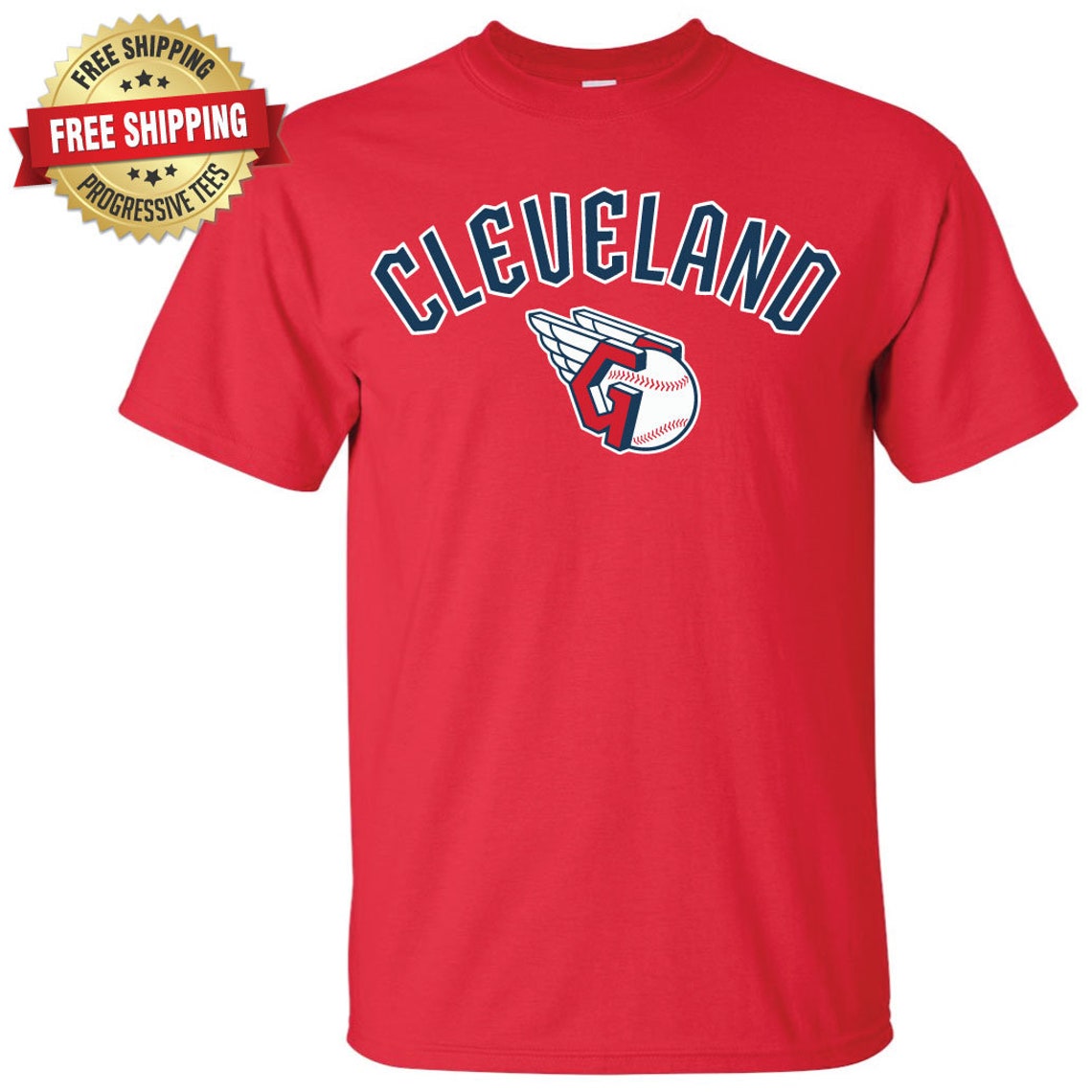 Cleveland Guardians Navy ou Red TShirt NOUVEAU Pour la Etsy