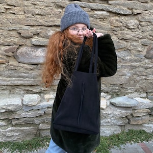 Borsa in pelle scamosciata clearance