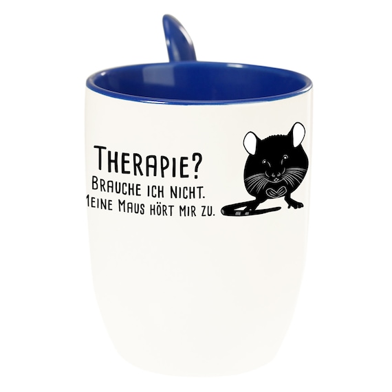 Cup With Spoon Pet Horse Dog Cat Bunny Fish Mouse Therapy