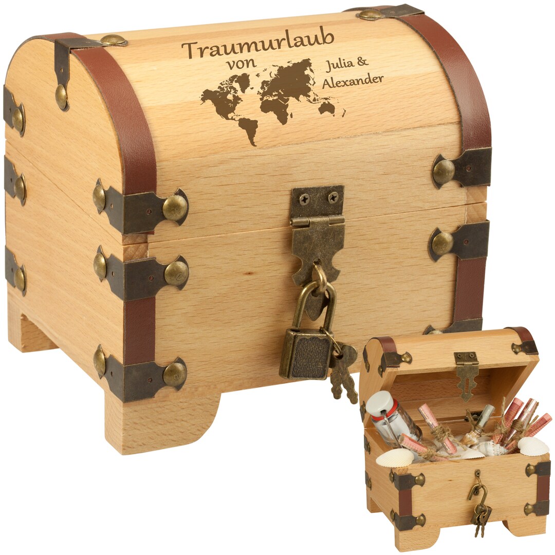 Treasure Chest Dream Holiday With Personalization Etsy