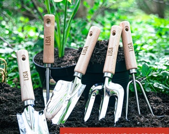 Garden tools in a set - with personalization