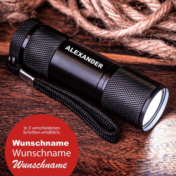 LED Taschenlampe mit Gravur