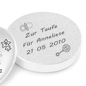 Zahndose für Jungen und Mädchen mit Gravur Silber Bild 7